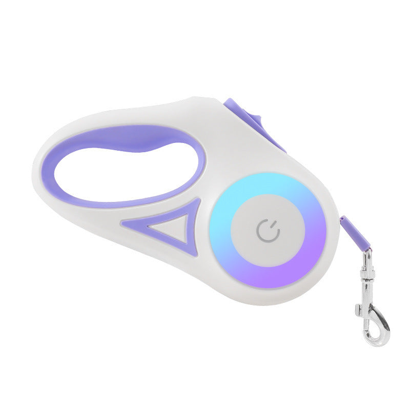BrightPaws Retractable Leash with Light