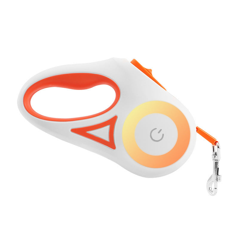 BrightPaws Retractable Leash with Light