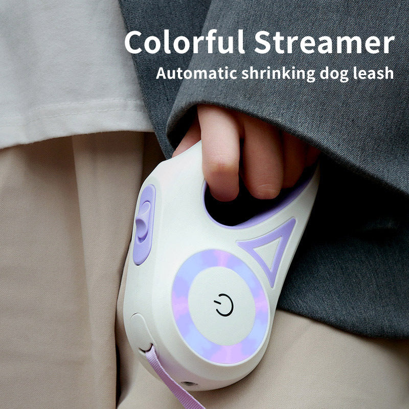 BrightPaws Retractable Leash with Light